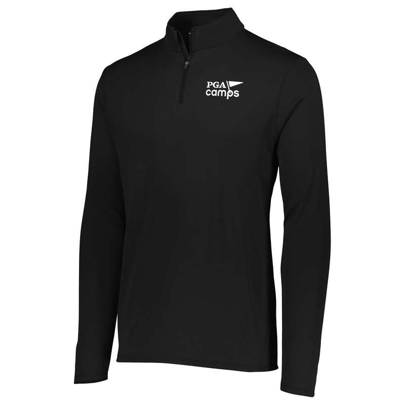 PGA Junior Golf Camp Youth 1/4 Zip - Black