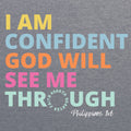 I am Confident Triblend Tee - Premium Heather