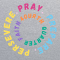 Pray Prepare Persevere Sweatshirt Color - Sports Grey