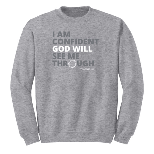 I am Confident Sweatshirt - Sports Grey