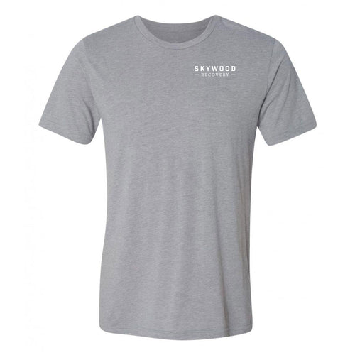 Skywood Recovery Logo T-Shirt - Athletic Grey Triblend