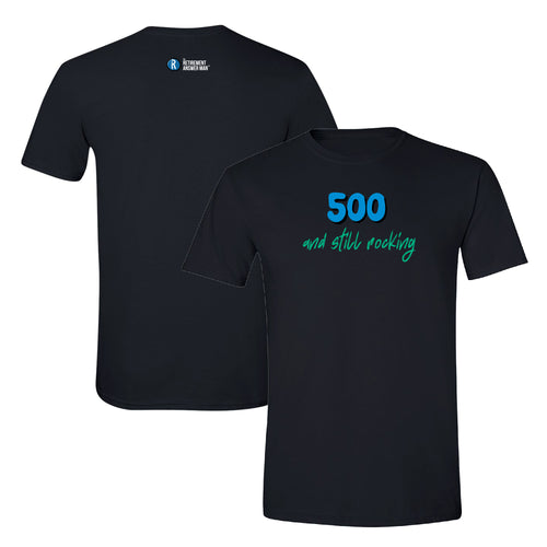 Rock Retirement Club 500 T-Shirt - Black