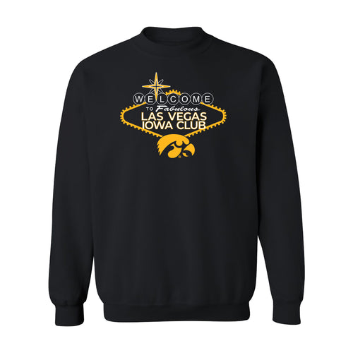 Las Vegas Iowa Club Crew Neck Sweatshirt - Black