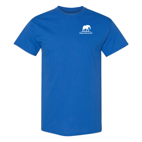 Elephant Rescue Short Sleeve T-Shirt - Royal