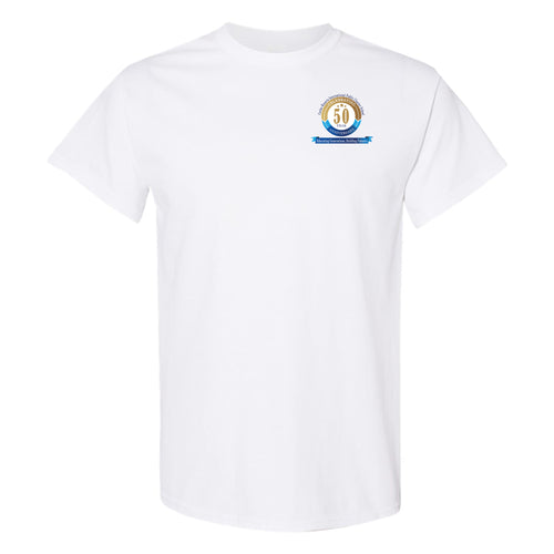 Carlos Rosario School 50th Seal T-Shirt - White