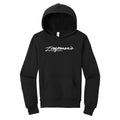 TEST Zingerman's Script - Youth Sponge Fleece Hoodie - Black