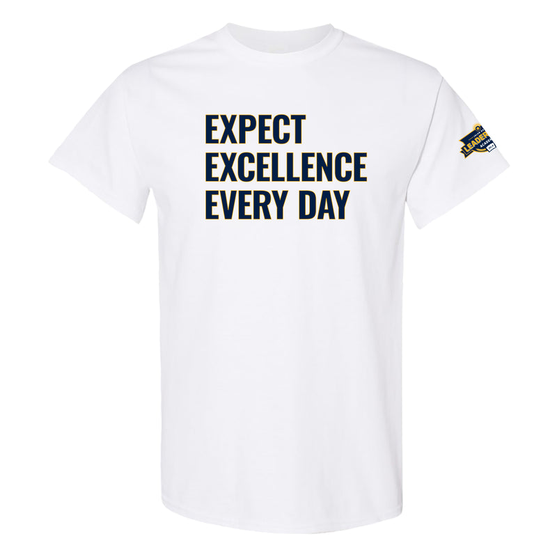 JRLA Expect Excellence Every Day T-Shirt - White