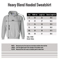 Live For Peace Heavy Cotton Hoodie - Grey