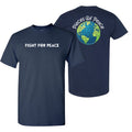 Fight For Peace Unisex T-shirt - Navy