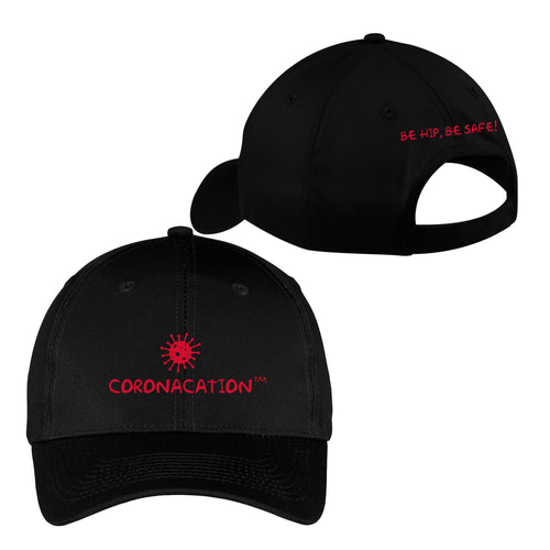 Coronacation Red Logo Hat - Black