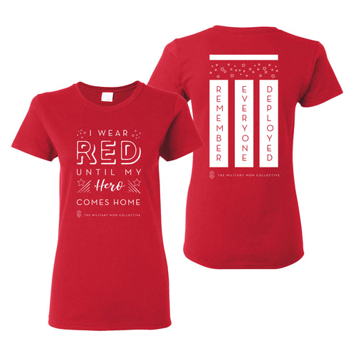 I Wear Red Missy Fit T-Shirt - Red