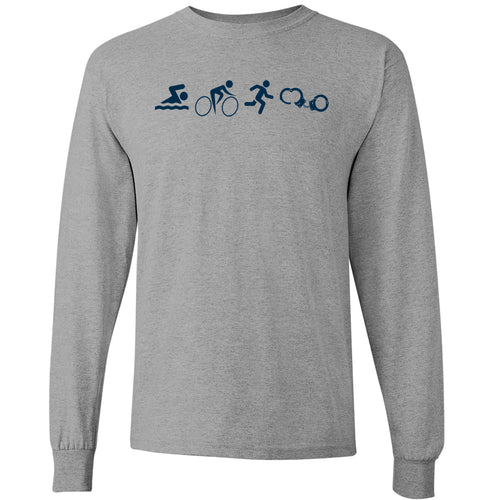 NYPD Triathlon SBRC Long-Sleeve T-Shirt - Sport Grey