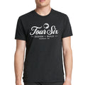 Four Six Light Script T-Shirt - Vintage Black