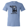 Evanston Unisex Triblend T-Shirt - Blue