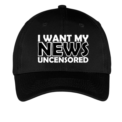 Brothers Uncensored News Uncensored Hat - Black