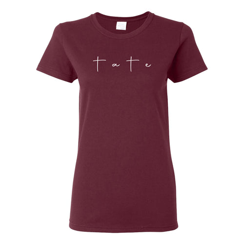 Tate Springs Baptist Church Womens T-Shirt - Maroon