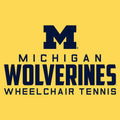 Mascot Wordmark Wheelchair Tennis University of Michigan Basic Cotton Short Sleeve T Shirt - Daisy