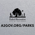 I Heart Ann Arbor Parks Womens Cotton Long-Sleeve T-Shirt - Sport Grey