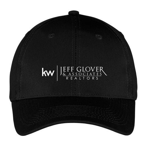 JGA Cotton Twill Cap - Black