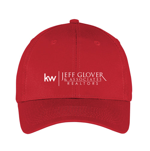 JGA Cotton Twill Cap - Red