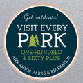 Visit Every Park Challenge Unisex Crewneck Sweatshirt - Sport Grey