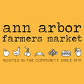 Ann Arbor Farmers Market Unisex Cotton Long-Sleeve T-Shirt - Gold