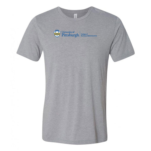 Pitt Business - CBA Logo T-Shirt - Athletic Grey