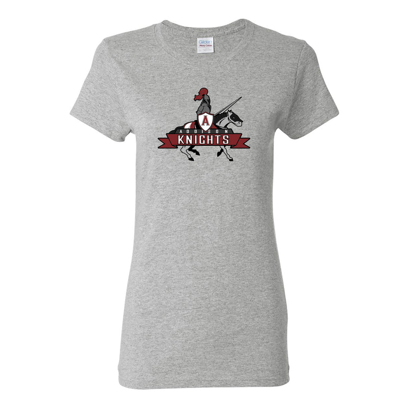 Tuscarora Knight Women's Cotton T-Shirt - Sport Grey