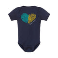 Save A Heart Infant Onesie - Navy