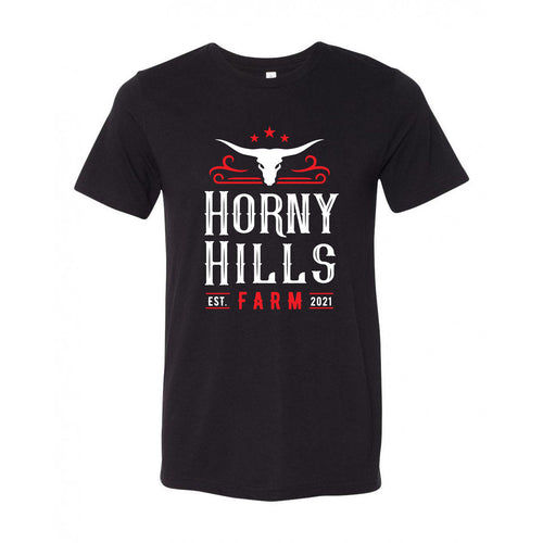 Horny Hills Farms Unisex T-Shirt - Vintage Black
