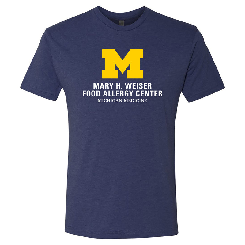 Weiser Food Allergy Center Adult T-Shirt - Navy