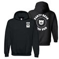 Party Bear Zen Den Unisex Hooded Sweatshirt - Black