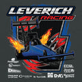 Leverich Racing Two Sided Classic Logo T-Shirt - Dark Heather