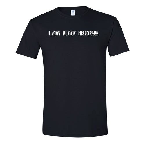 I Am Black History Unisex SoftStyle T-Shirt - Black