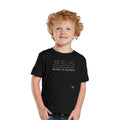 Jesus Is The Hero Of My Story Toddler T-Shirt - Black