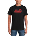 Three Stooges Racing Gurney Jr Unisex Cotton T-Shirt - Black