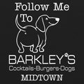 Barkley's Midtown Follow Me to Barkleys Unisex T-Shirt - Black