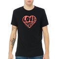Rootead Logo Triblend T-shirt-Black