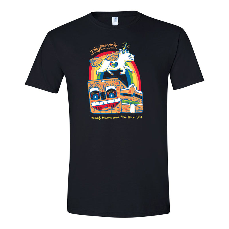 Zingerman's Deli Unicorn Unisex T-Shirt - Black