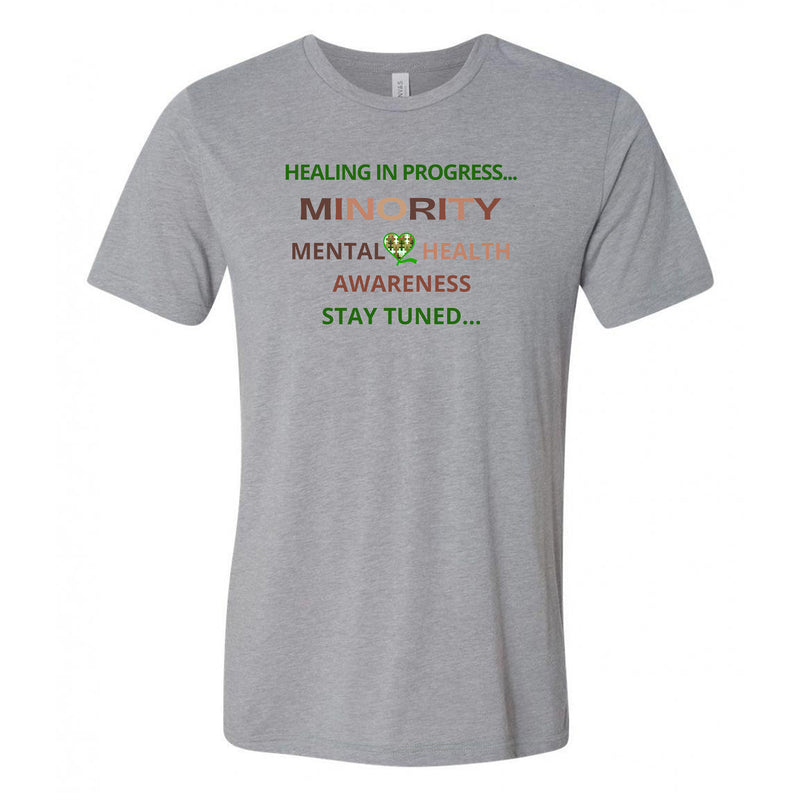 4th Quarter Faith Healing in Process T-shirt- Athletic Gray