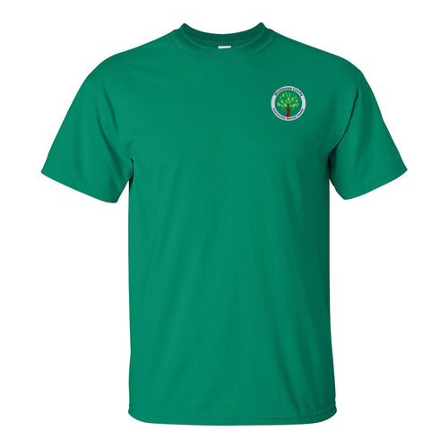 WCCMH Left Chest Circle Logo T-Shirt- Kelly Green