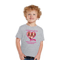 Fourth Quarter Faith We Wear Hot Pink Toddler T-Shirt- Heather