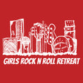 She Rock Retreat Logo Ladies Cotton Tee - Red