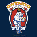 Ontario Fire Station Two T-Shirt- Navy