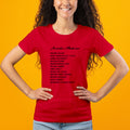 Rootead Ancestors Midwives Ladies T-Shirt- Red