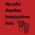 Rootead Djembe Ladies T-Shirt- Red