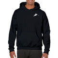 Brobrah Skier Pullover Hooded Sweatshirt- Black