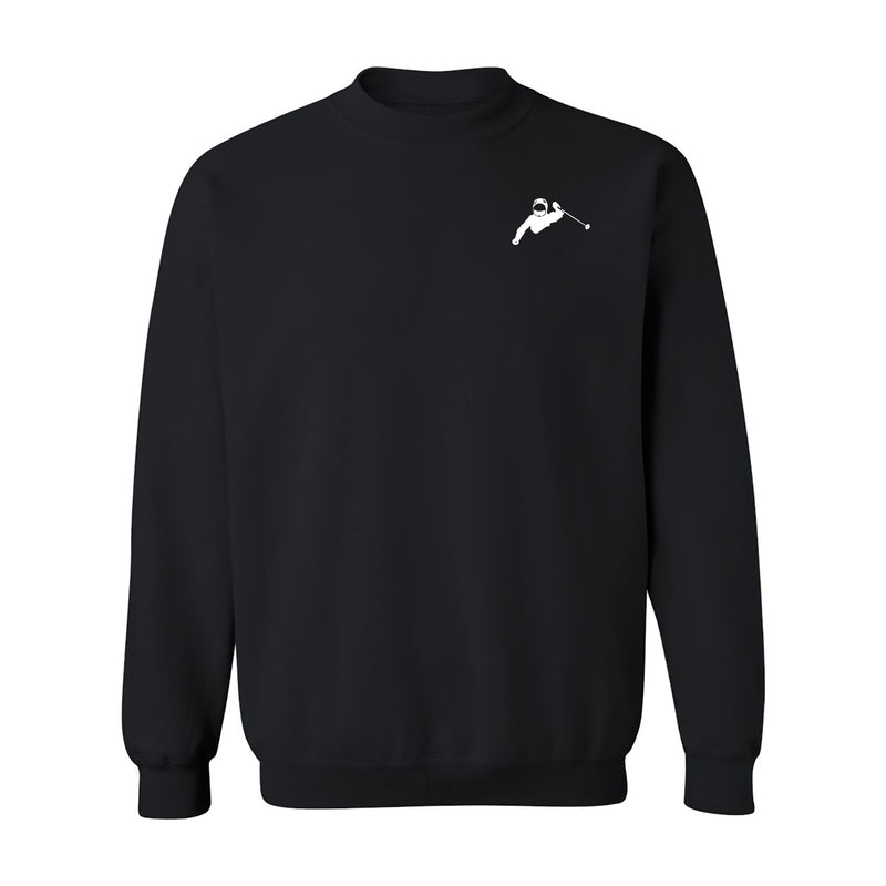 Brobrah Skier Crewneck Sweatshirt- Black