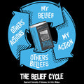 Zingerman's Roadhouse The Belief Cycle Soft Style T-Shirt- Black