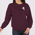 Brobrah Boader Logo Crewnenck Sweatshirt- Maroon